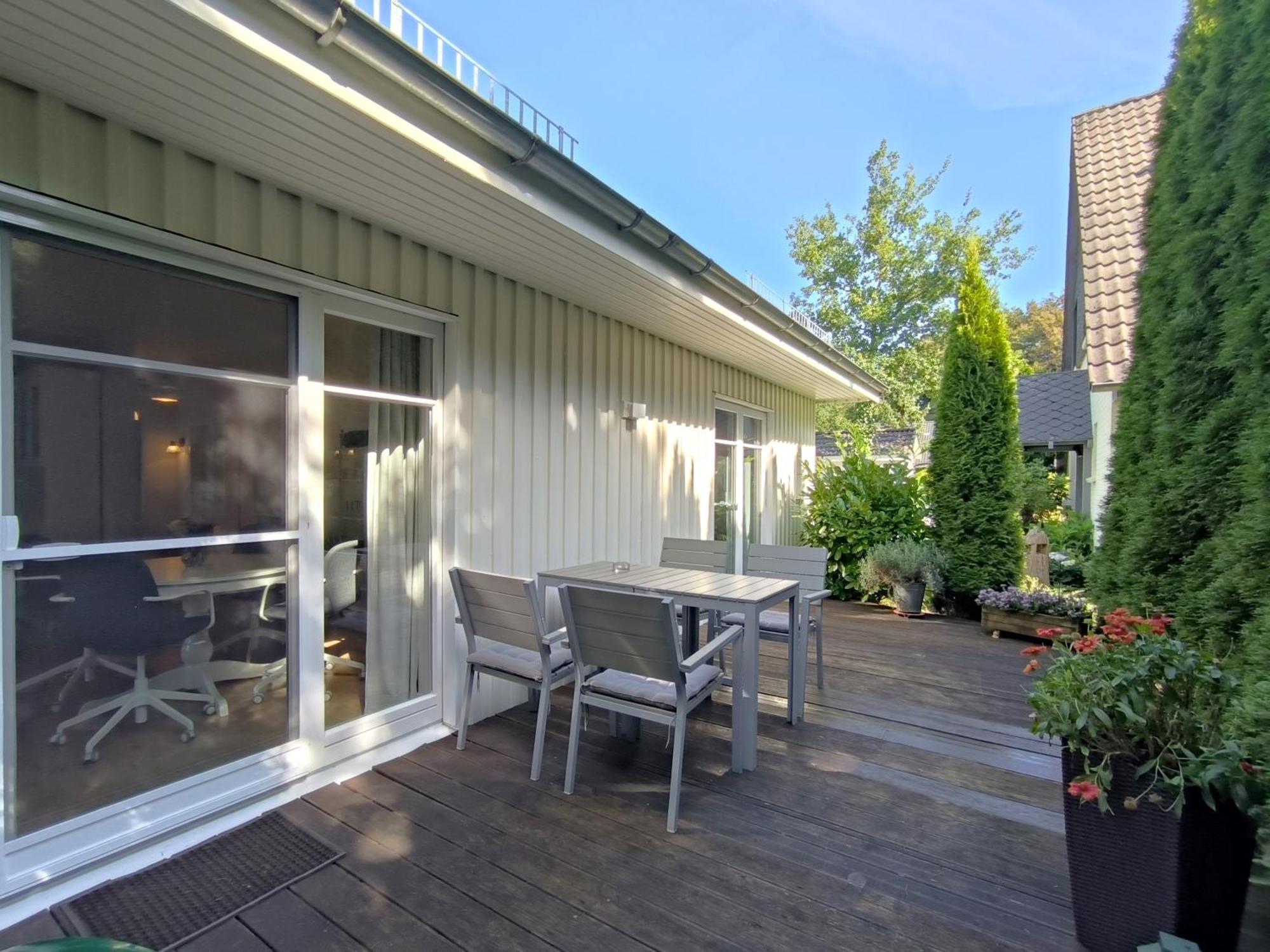 Ferienhaus Inger - Stilvolles Und Modernes Ferienhaus Mit Terrasse Und Gartennutzung Tarp Exteriör bild