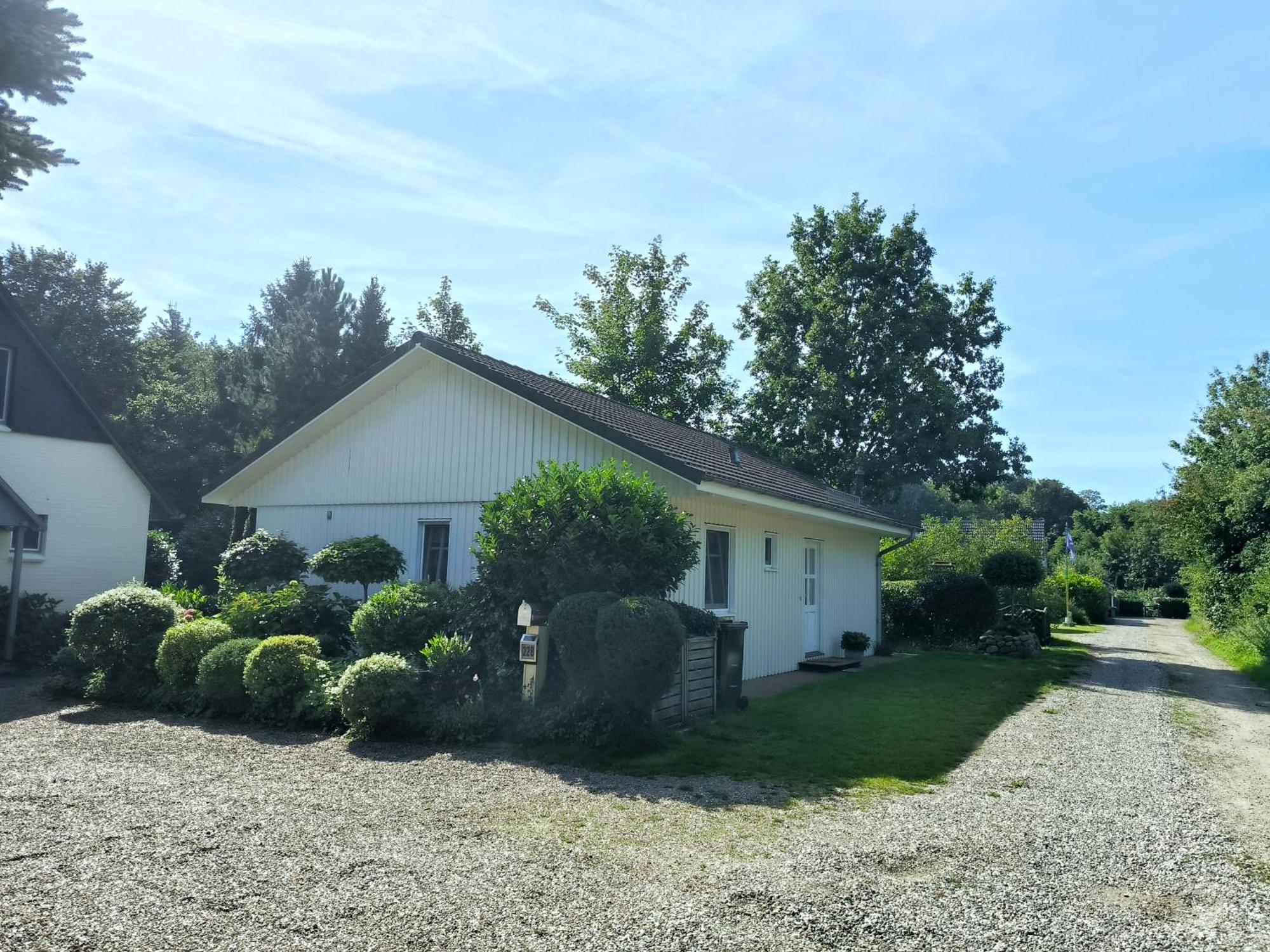 Ferienhaus Inger - Stilvolles Und Modernes Ferienhaus Mit Terrasse Und Gartennutzung Tarp Exteriör bild